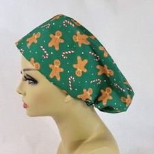Christmas Women Scrub Hat Surgical Cap Scrub Hat Nurses Hat Medical USA Made