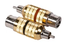 CARDAS AUDIO Clear CGA, Female XLR to Male RCA Adapter Plugs, FXLR-MRCA (Pair)