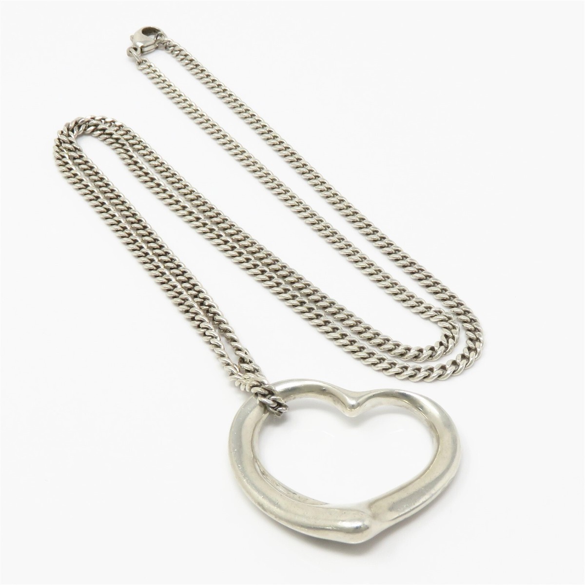 NYJEWEL Tiffany & Co. Elsa Peretti Sterling Silver Large Open