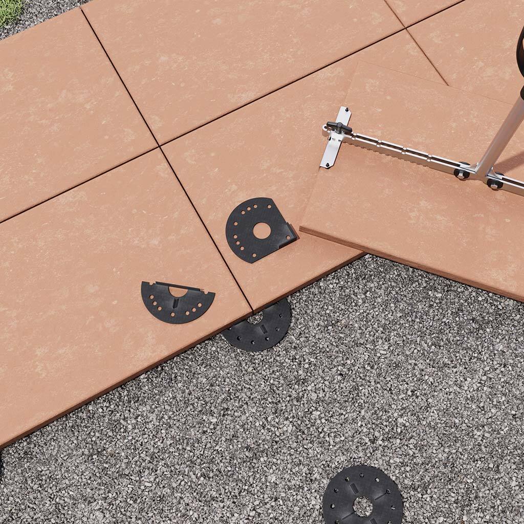 Kieslager Splittbett 150mm - Fugenkreuze Für Terrassenplatten In 2/3/4mm Fugenbreite