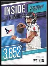 2020 Panini Prestige #IN-DW Deshaun Watson Inside the Numbers