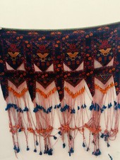 Tappeto Afghano Copri Ingresso di tenda detto Tamoy Antico da Collezione e Raro