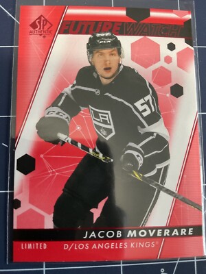 2022-23 SP Authentic Future Watch Red Limited # 162 Jacob Moverare RC