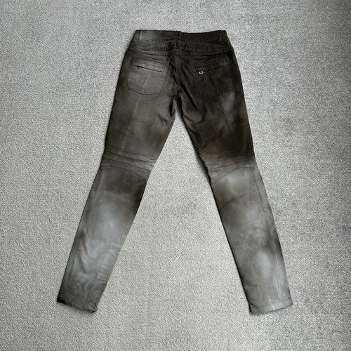 0039 ITALY Damen Jeans Hose Gr. M Slim Fit Tapered Stretch 24604 Grau Denim - Bild 7 von 13