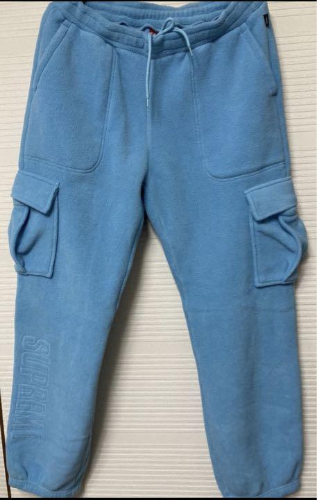 Supreme Polartec pants light blue M size men's fashion Supreme Polartec pants light blue M size men's fashion