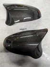 Real Dry Carbon Fibre Wing Mirror Caps Cover BMW F80 M3 F82 F83 M4 F87 M2 RHD