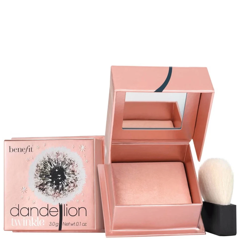 BENEFIT Dandelion Twinkle Soft Nude-Pink Highlighter Powder 3g. FULL SIZE. - Image 2 of 4
