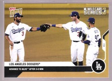 Mookie Betts Cody Bellinger Chris Taylor Dodgers NLDS TOPPS NOW Gold Bonus LAD-1