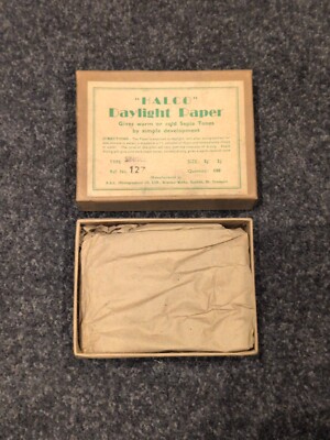 VINTAGE FOTOGRAFIE ''HALCO'' TAGESLICHT PAPIER BOXED PRINT