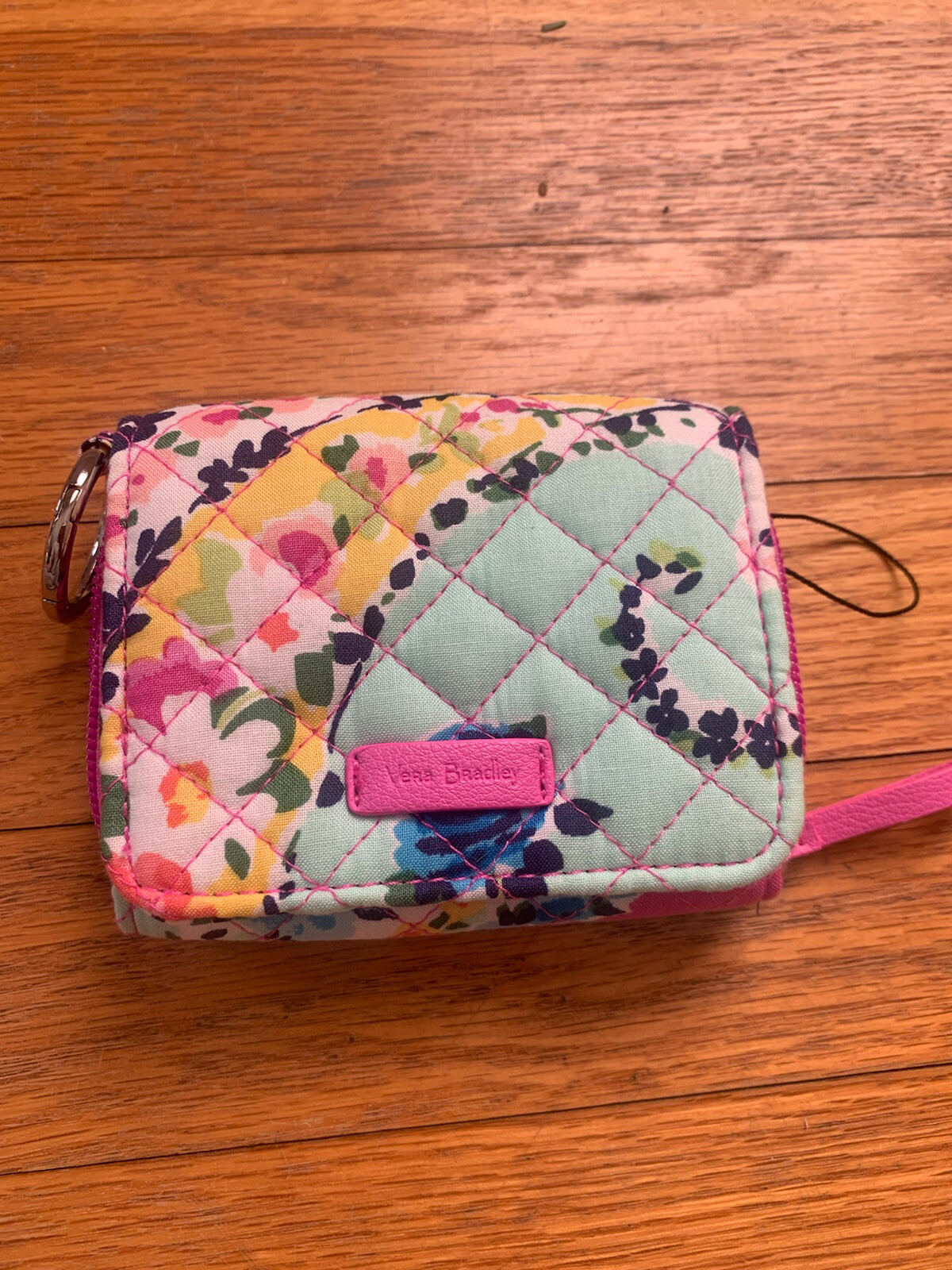 Vera Bradley Iconic RFID Card Case Wallet Wildflower Paisley (retired