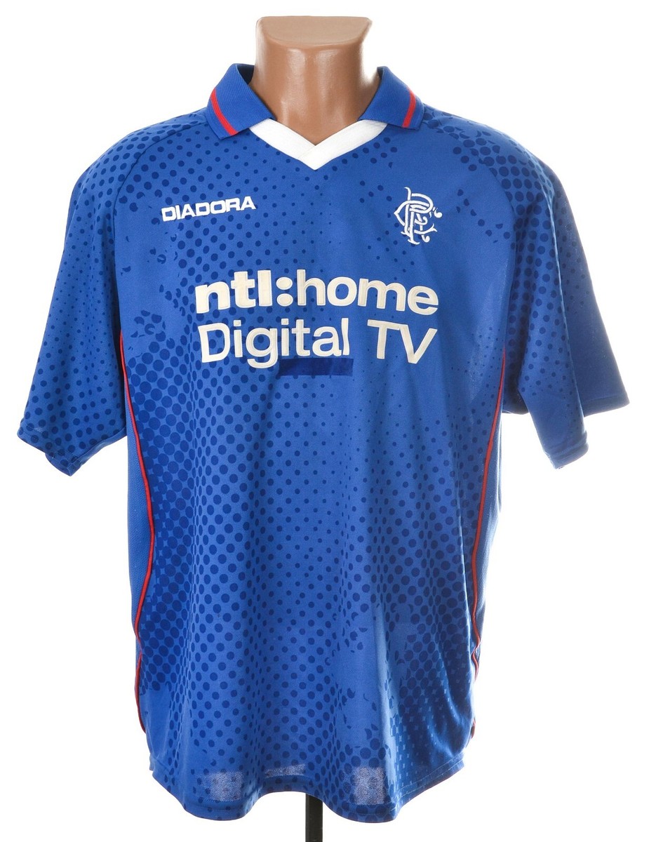 RANGERS 2002/2003 HOME FOOTBALL SHIRT JERSEY DIADORA SIZE L RANGERS 2002/2003 HOME FOOTBALL SHIRT JERSEY DIADORA SIZE L