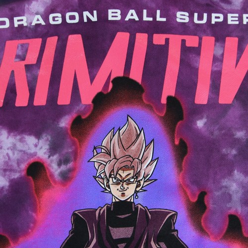 Primitive Dragon Ball Z SUPER GOKU BLACK ROSE Hoodie Purple Mens L Skate Anime - Picture 14 of 17