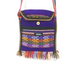 Peru Tapestry Fabric Shoulder Bag Crossbody Boho Festival Hippie