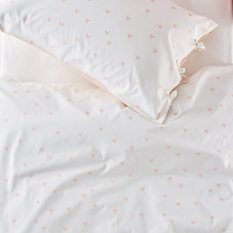 white company cot bed duvet