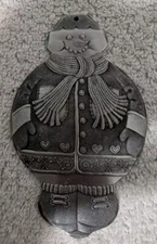 Wendell August Handmade Ornament Forge Snowman Christmas Winter 