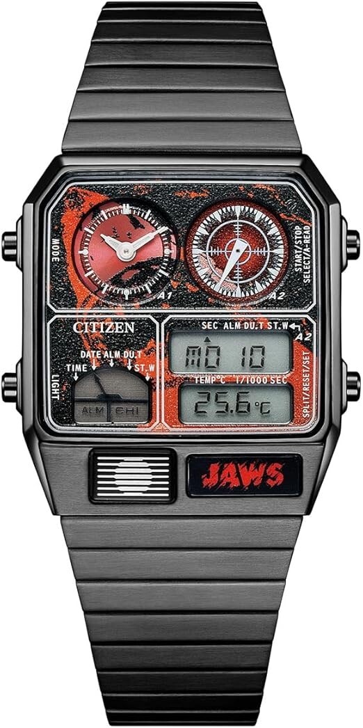 【新品未使用】シチズン アナデジテンプ JAWS限定 JG2138-60Z CITIZEN JG2138-60Z Universal Studios JAWS Watch Limited to