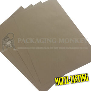 450 500 600 750 900 1150 STRONG BROWN KRAFT WRAPPING PAPER PARCEL 90GSM ROLLS