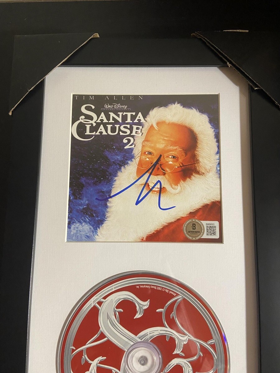 Tim Allen signed Autographed Santa Clause 2 Cd Framed Beckett Coa
