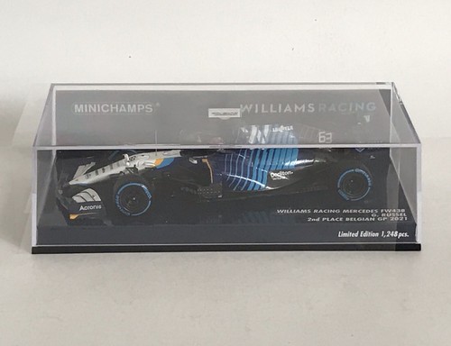 Minichamps 417211363 Williams Mercedes FW43B G. Russell 2nd Belgian GP 2021 1:43 - Bild 18 von 18