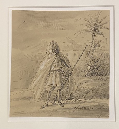 Fernando II - Tusche, Aquarell -1858 - Signiert - Bild 2 von 3