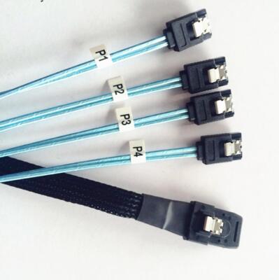 100cm Internal Mini SAS (SFF-8087) to 4 x SATA 7Pin HDD Forward Breakout Cable