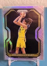 Breanna Stewart SILVER PRIZM 2021 Panini WNBA Prizm #85 Seattle Storm