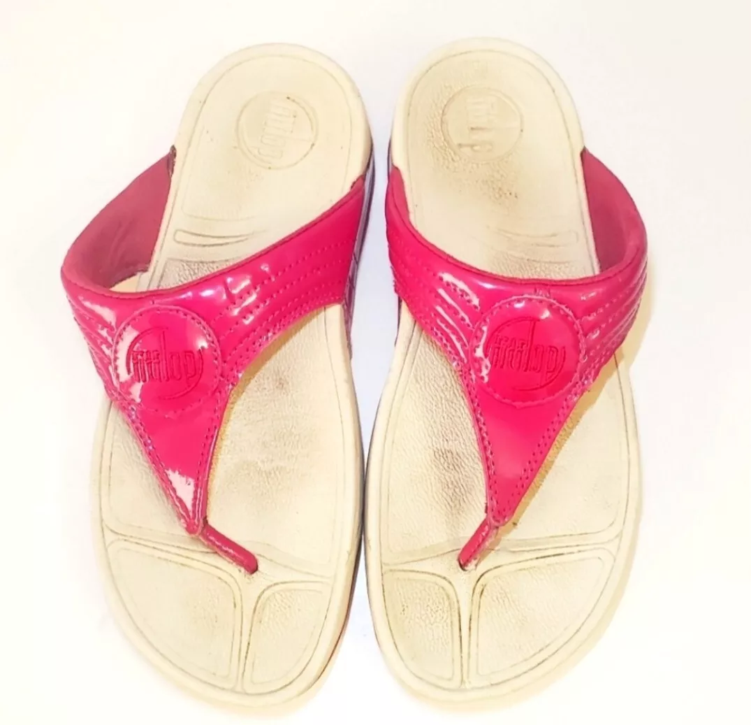 Ladies pink sandals size best sale 6
