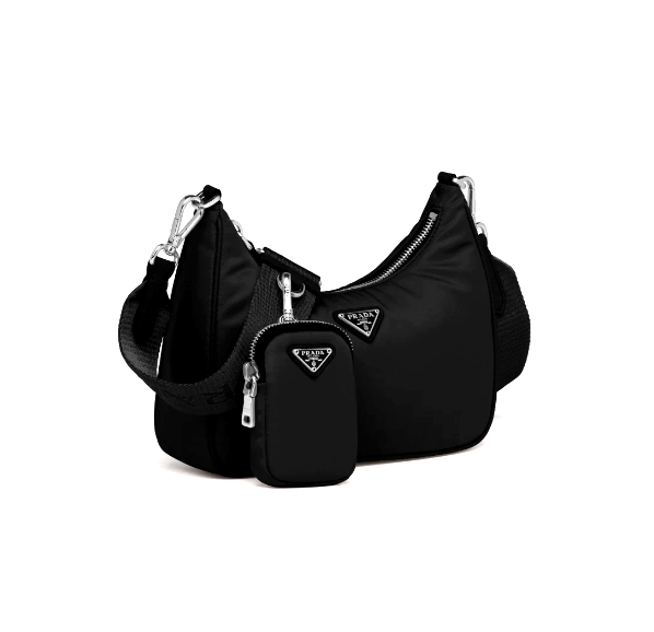 Prada Re-Edition 2005 Re-Nylon Shoulder Bag Black 1BH204-R064