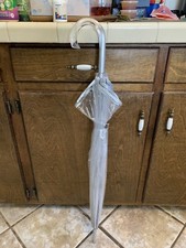 Totes Bubble Umbrella Clear Retro With Lucite Handle Clean See Thru Dome Coverag