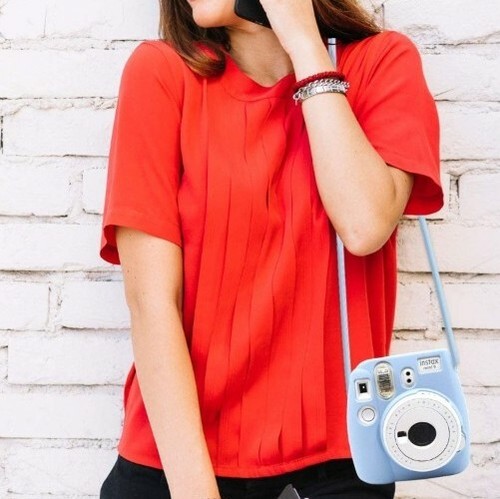 Instax Mini 8/9 ~ Instant Camera Silicone Case - Light Blue ~ FujiFilm - Picture 8 of 9