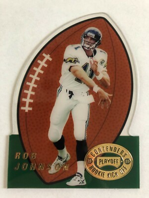 1995 Playoff Contenders Rookie Kick Off Rob Johnson Rookie RC Jaguars
