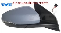 Tyc 337-0317 AußEnspiegel Rechts Spiegel AußEn FüR Vw