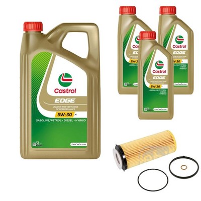 FEBI BILSTEIN Ölfilter 8L CASTROL EDGE 5W-30 M für BMW X5 E70 xDrive30d