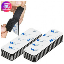 Klettband Selbstklebend Extra Stark 10 St&uuml;ck Doppelseitig 3x1