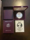 1990 $1 AMERICAN SILVER PROOF EAGLE w/OGP & COA - Uncirculated.