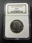 1964 Accent Hair Kennedy Half Dollar 50c NGC PF67