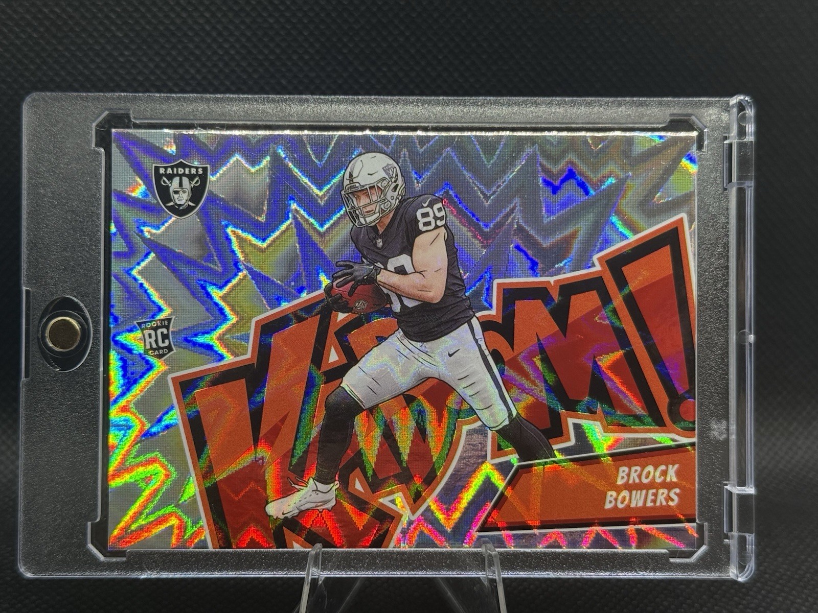 2024 Panini Absolute Football Kaboom! Rookie Brock Bowers Raiders #11 NFL Card