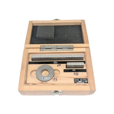 Holex Messschieber- Prüfsatz 2x Endmaß: 131,4mm & 41,3mm + Einstellring: 20,00mm