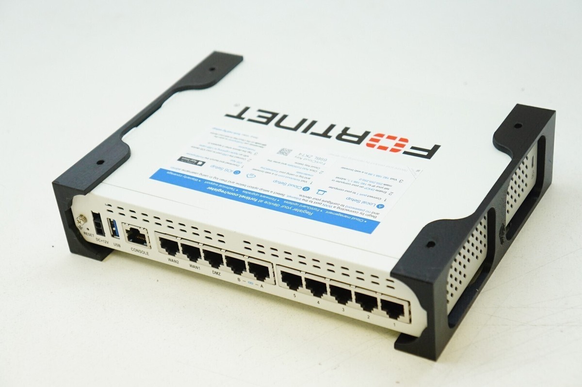 Under Desk Mount for Fortinet Fortigate 60F/60E/80E/61E/F Network