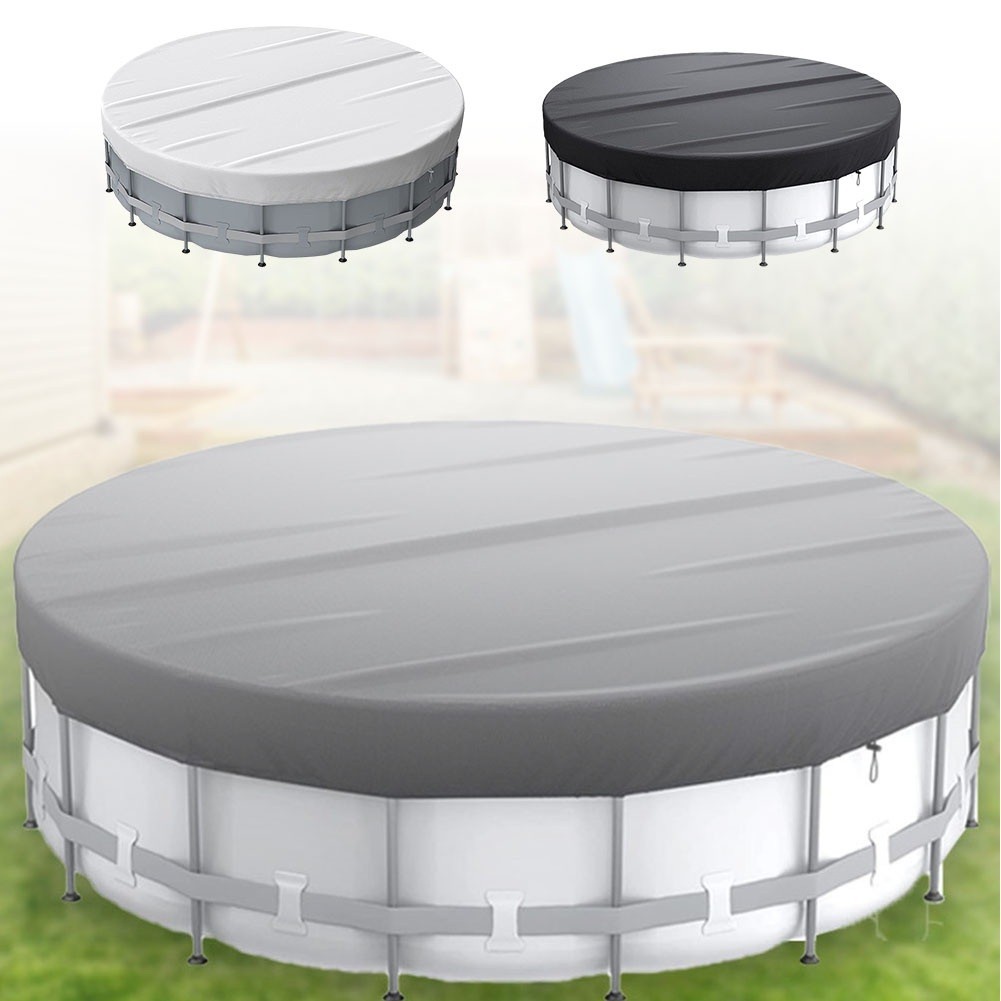 Cubierta plegable para piscina exterior protege contra hojas y basura