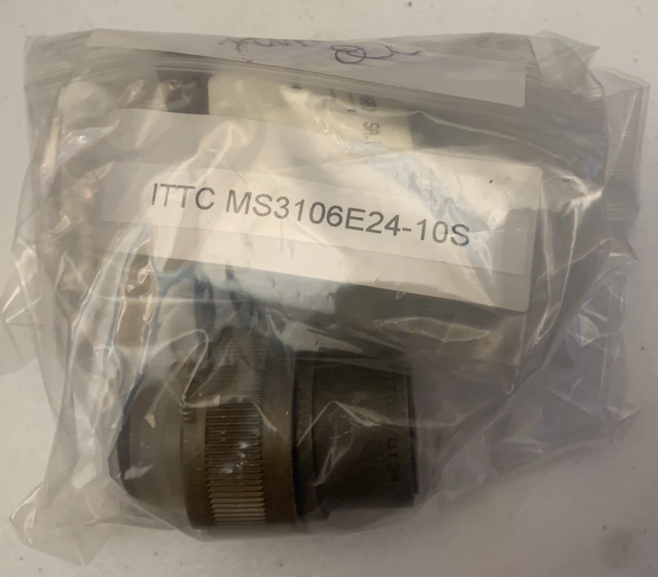 NEW 024274-0036 MS3106E24-10S CONNECTOR ITTC ITT CANNON MADE IN USA - Image 2 of 4