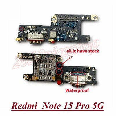 OEM Type-C Charging Port Mic Connector Jack Sim Board For Redmi Note 15 Pro 5G