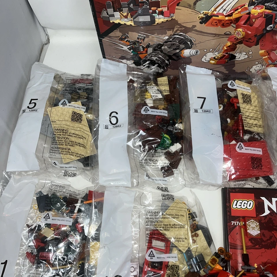 Lego Ninjago Ninja Dojo Temple (71767) INCOMPLETE - Missing Bags 1-4 - Image 2 of 4