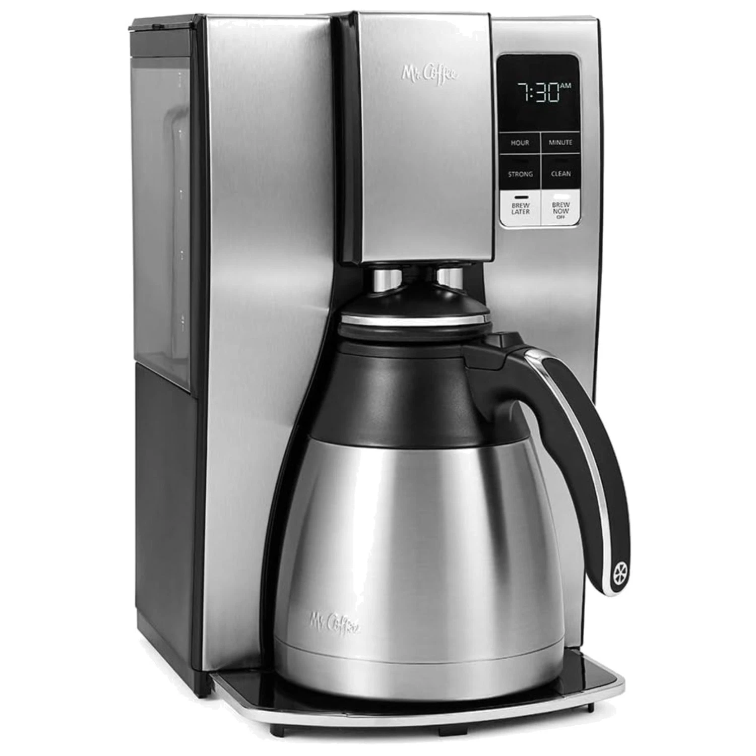 10-Cup Stainless Steel Coffee Maker with Thermal Carafe