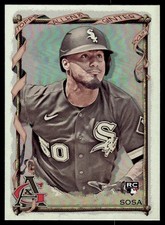 Lenyn Sosa 2023 Allen & Ginter #109 Silver Portrait RC White Sox Baseball Card