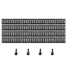 4pk 5 E Track Rails Tie-down Kit For Enclosed Cargo Trailer Thickened Version