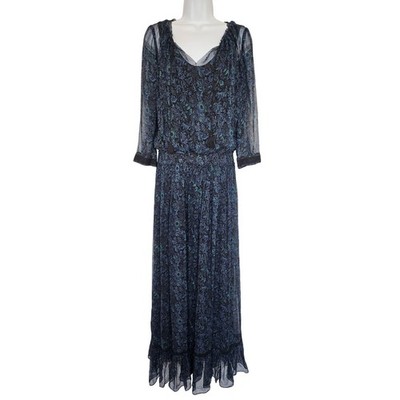 blue and black maxi dress Garden Party Maxi Dress Plus - Black