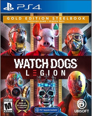 Watch Dogs Legion for PlayStation 4 Gold Steelbook Edition [Used Very Good Video