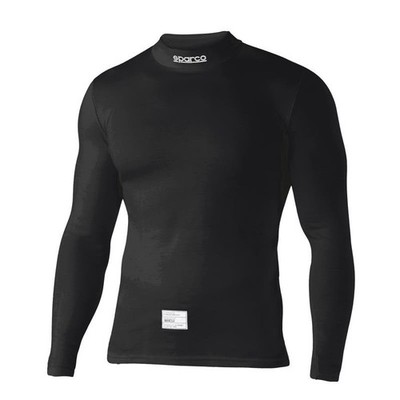 SPARCO TRIKOT UNTERANZUG RW-4 SCHWARZ 001782MNR ZUGELASSEN FIA 8856-2018 / SFI 3.3
