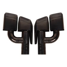 2X Endrohr Auspuffblenden f&uuml;r Mercedes E-Klasse W204 W212 W207 W221 2010 - 2014